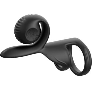 SNAIL VIBE – JOVI COUPLES RING CONTROLE REMOTO PRETO
