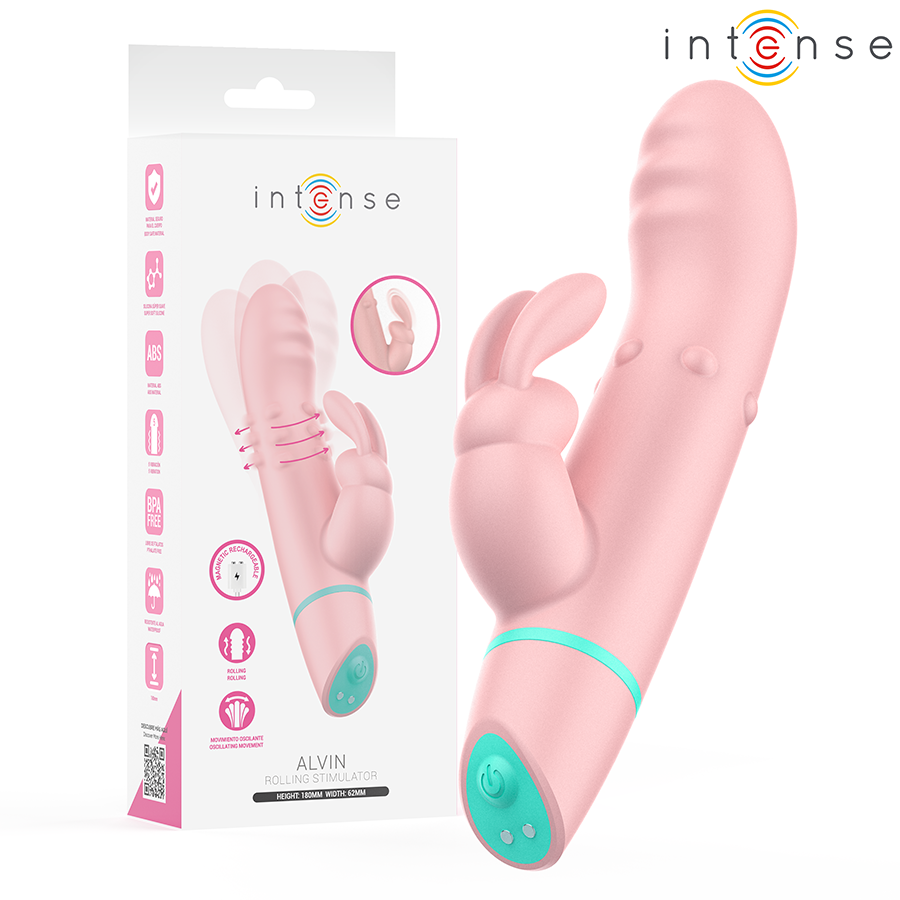 Ilhaerotica - INTENSE - ALVIN RABBIT STIMULATOR & ROLLING VIBRATOR + OSCILANTE