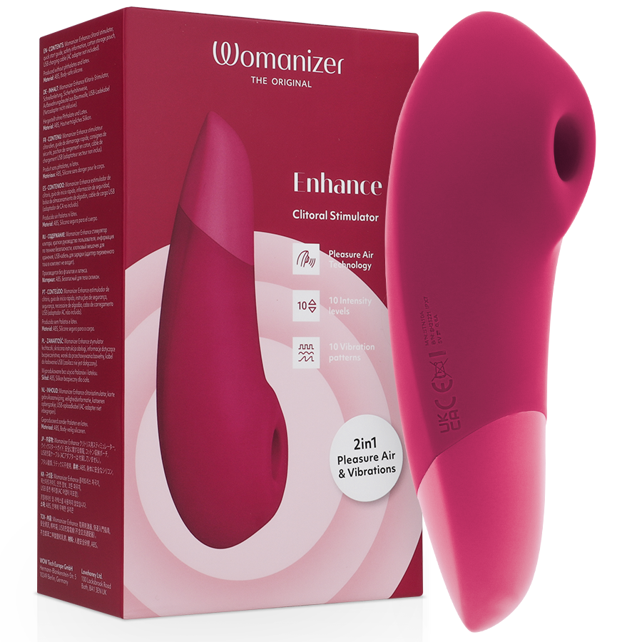 Ilhaerotica - WOMANIZER - Estimulador Clitoriano Enhance Rosa Vibrante
