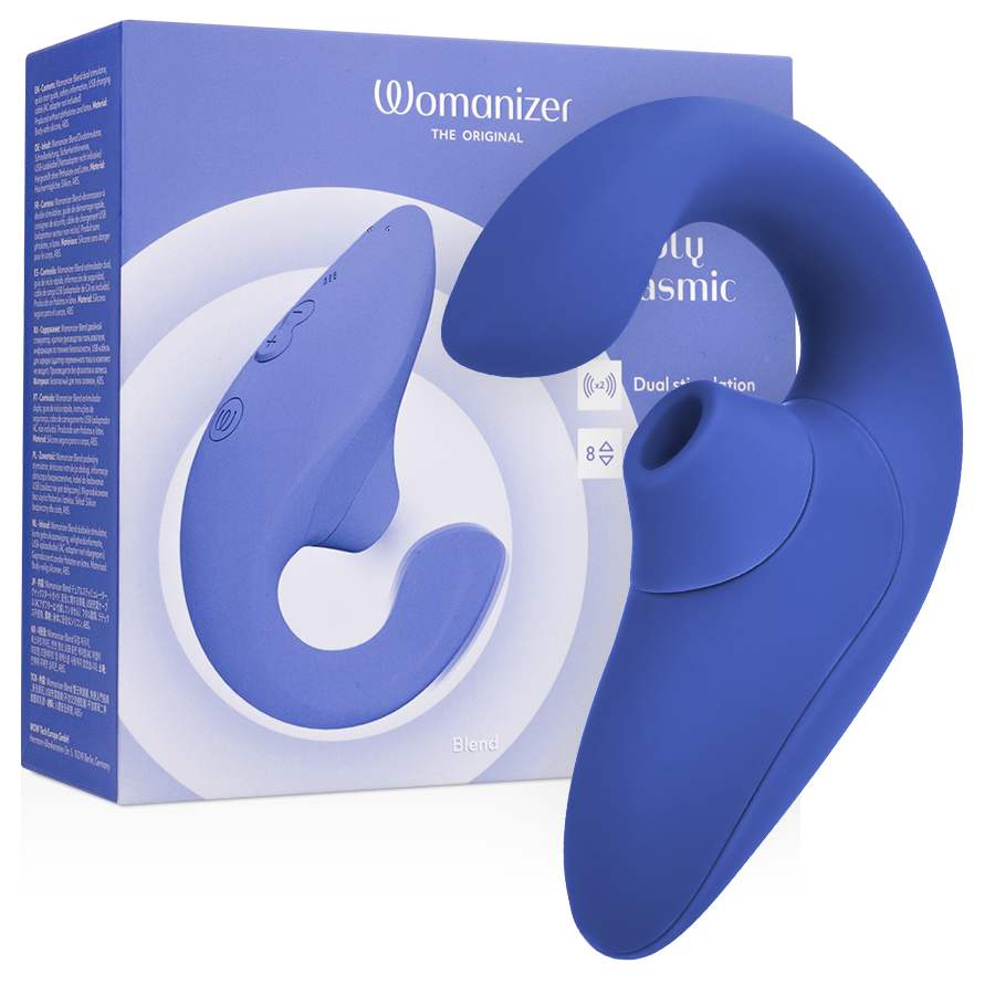 Ilhaerotica - WOMANIZER - VIBRADOR ESTIMULADOR BLEND RABBIT AZUL VIBRANTE