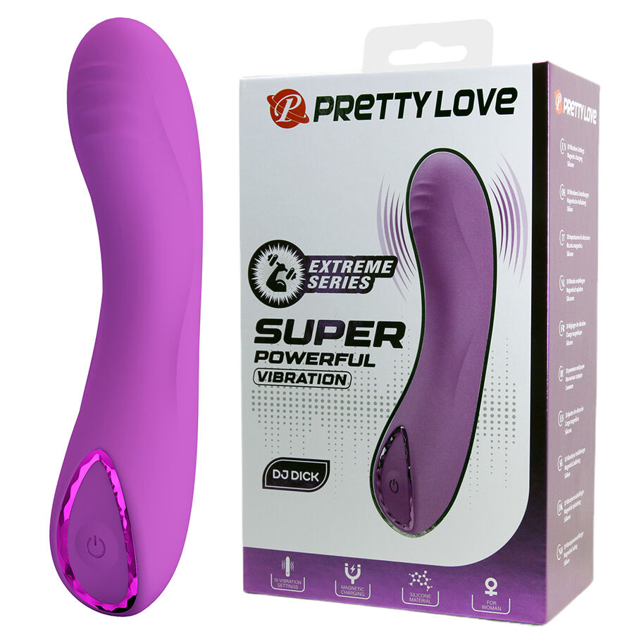 Ilhaerotica - PRETTY LOVE - DJ DICK VIBRADOR ROXO PARA PONTO G