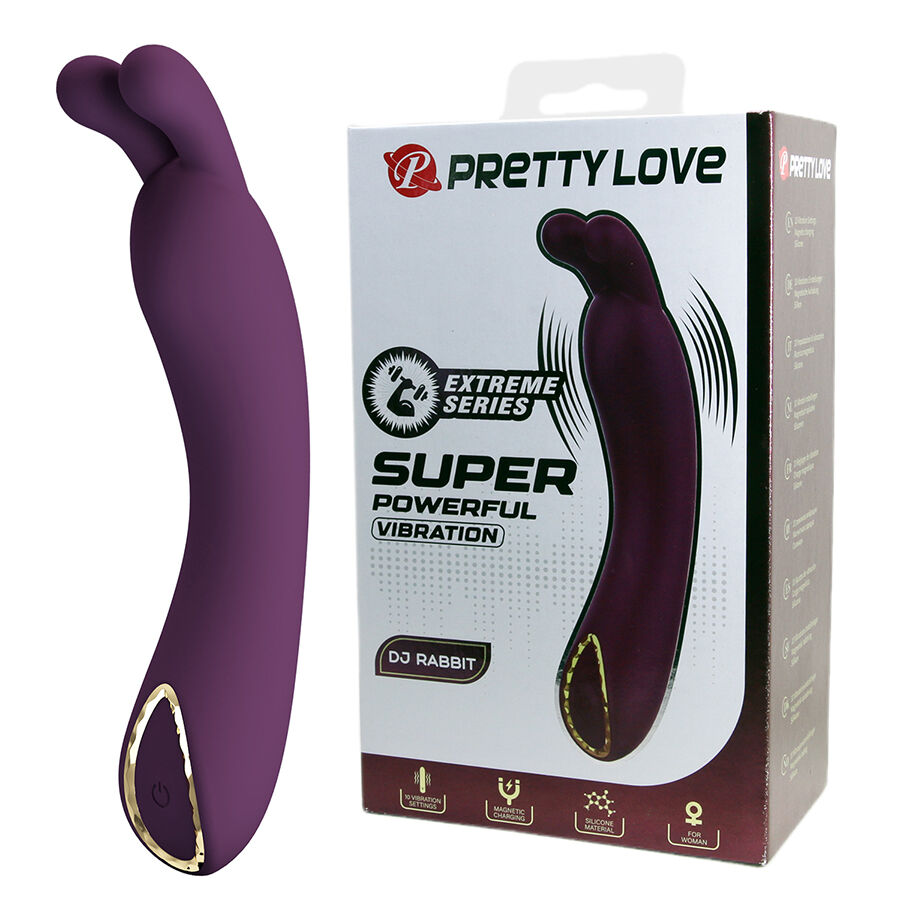 Ilhaerotica - PRETTY LOVE - DJ RABBIT VIBRADOR DE PONTO G ROXO