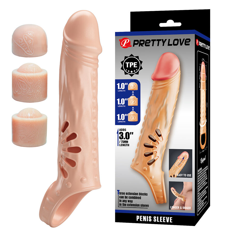 Ilhaerotica - PRETTY LOVE - CAPA PENIANA COM EXTENSORES