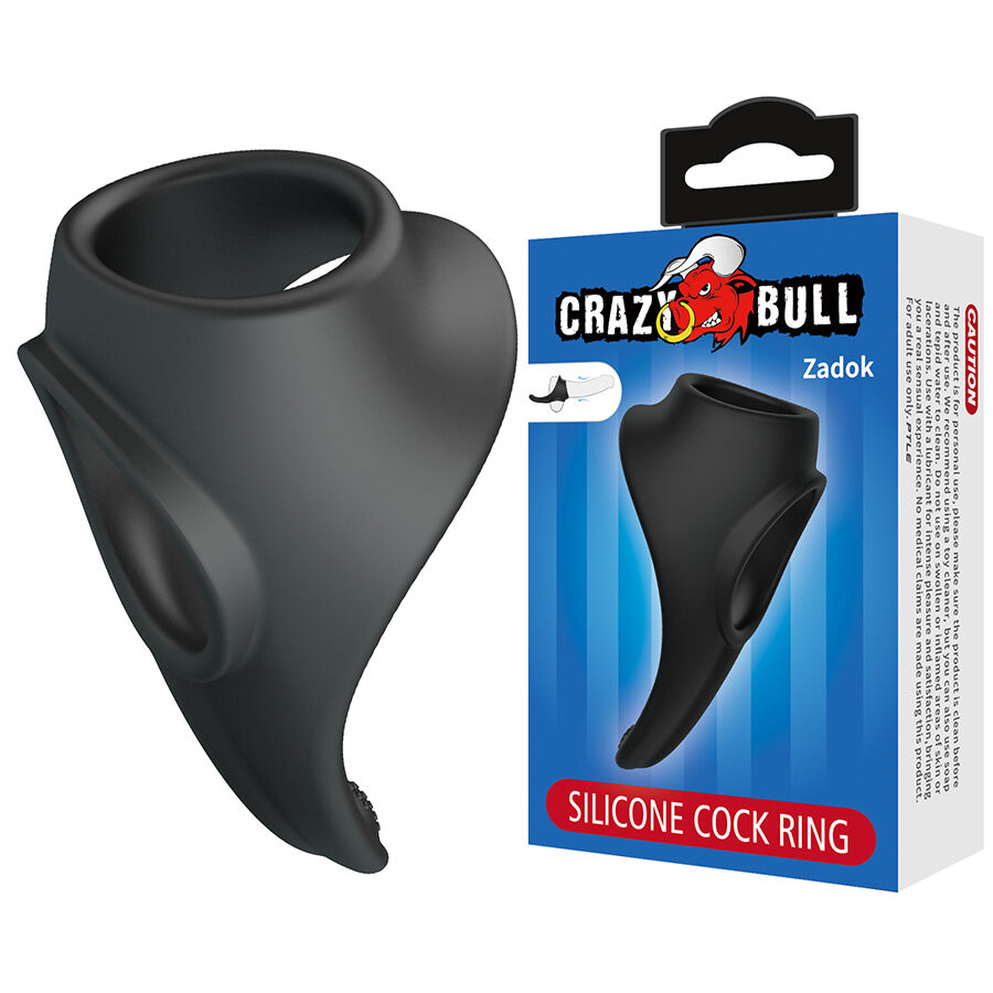Ilhaerotica - CRAZY BULL - ZADOK ANEL ERGONÔMICO COM ESTIMULADOR PERINEAL