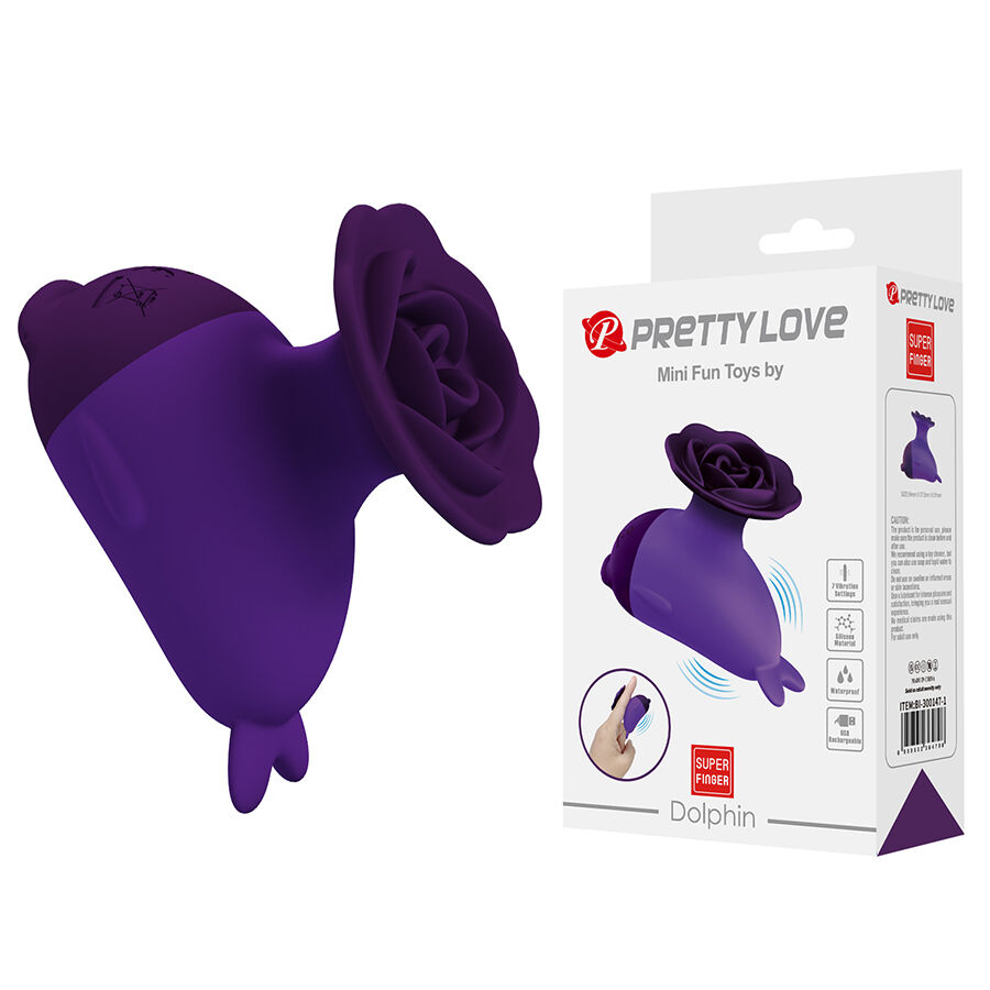 Ilhaerotica - PRETTY LOVE - DOLPHIN MINI VIBRADOR COM CLIP