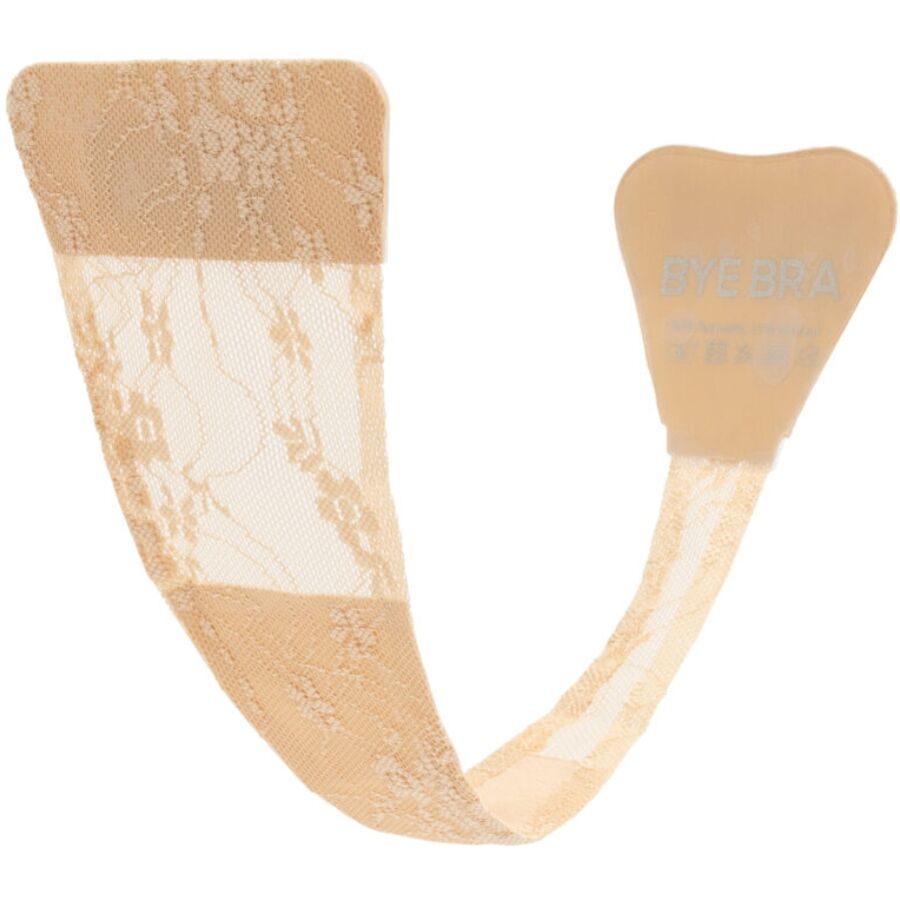 Ilhaerotica - BYE-BRA - TANGA ADHESIVO ENCAJE BEIGE TALLA ÚNICA