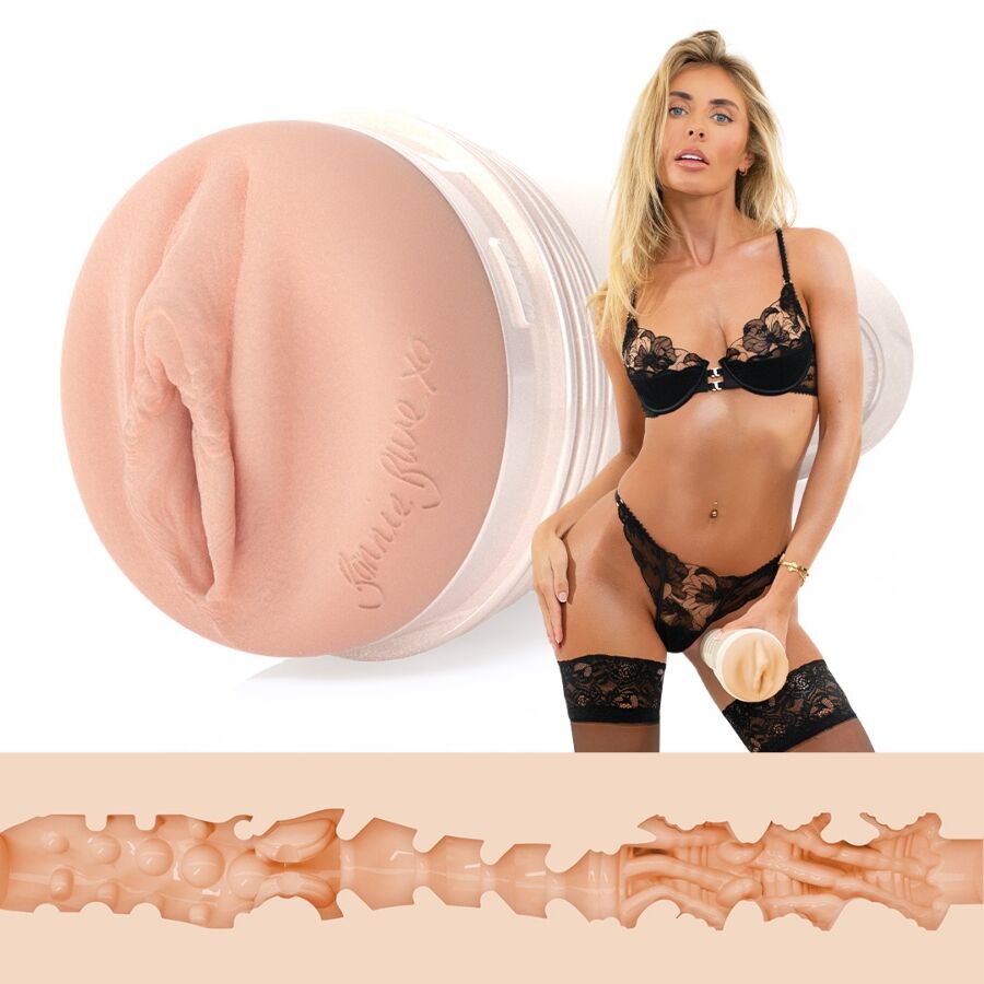 Ilhaerotica - FLESHLIGHT GIRLS - BONNIE BLUE COM TEXTURA 1K VAGINA