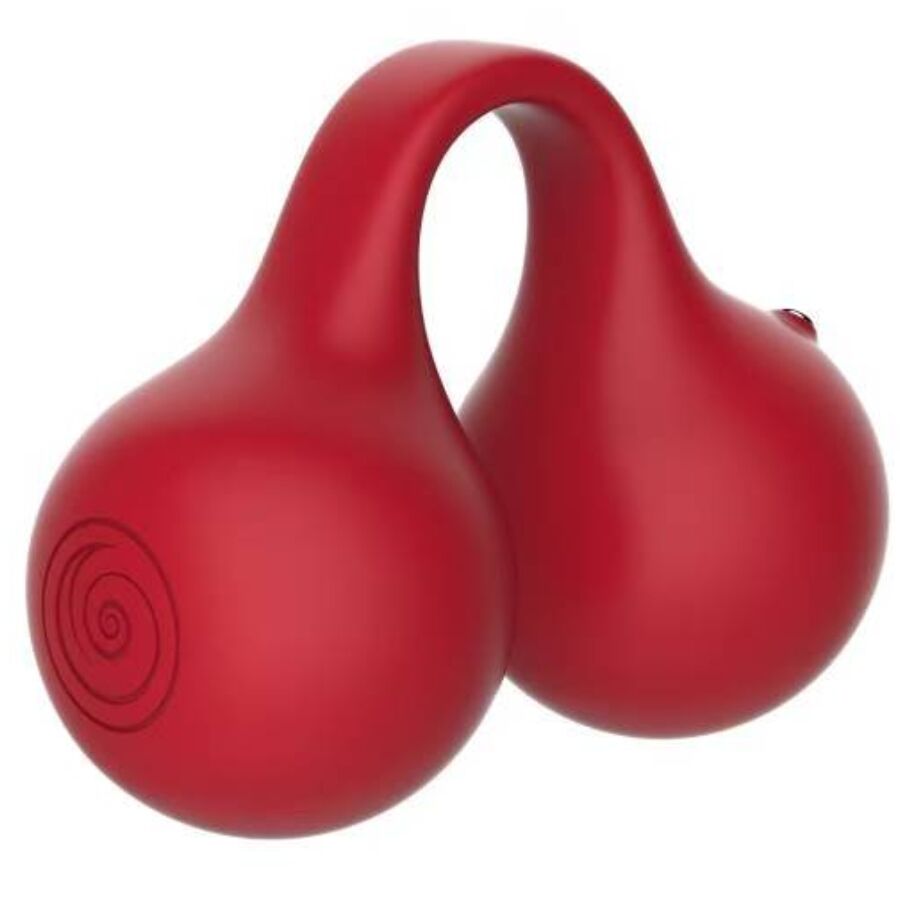 Ilhaerotica - SNAIL VIBE - TWINN VIBRADOR DE DEDO CHERRY