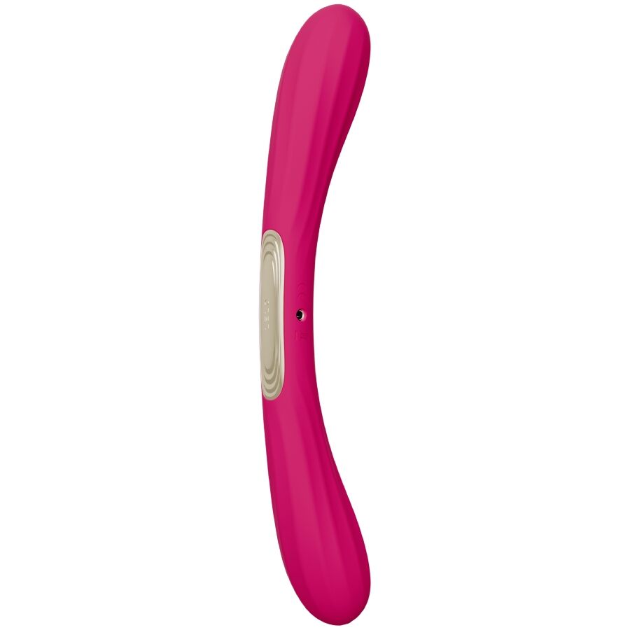 Ilhaerotica - LELO - BOOMERANG VIBRADOR DE PONTA DUPLA CEREJA
