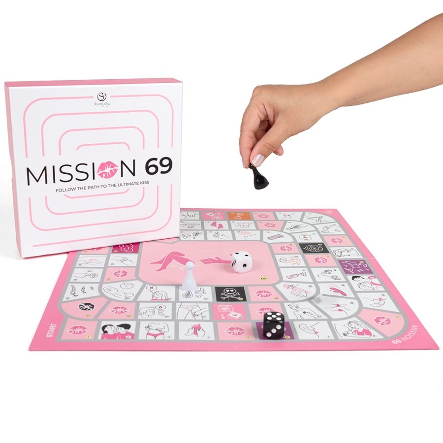 Ilhaerotica - SECRET PLAY - JOGO DE TABULEIRO PARA CASAIS "MISSION 69"