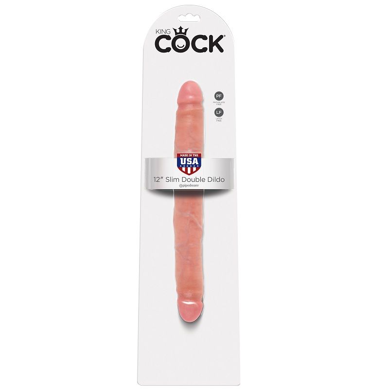 Ilhaerotica - KING COCK - SLIM DILDO DUPLO 30 CM