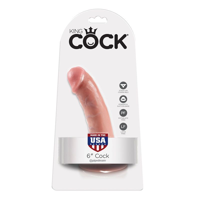Ilhaerotica - KING COCK - 6 CARNE DE DILDO 15.2 CM