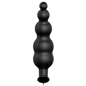 PRETTY LOVE – PLUG ANAL ESTIMULAO EXTRA DE SILICONE E 12 MODOS DE VIBRAO PRETO