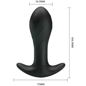 PRETTY LOVE – VIBRADOR ANAL PRETO PRETO AMOR