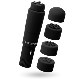 GLOSSY – MASSAGER DE BOLSO KURT PRETO