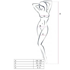 PASSION – MULHER BS056 BODYSTOCK VERMELHO TAMANHO ÚNICO