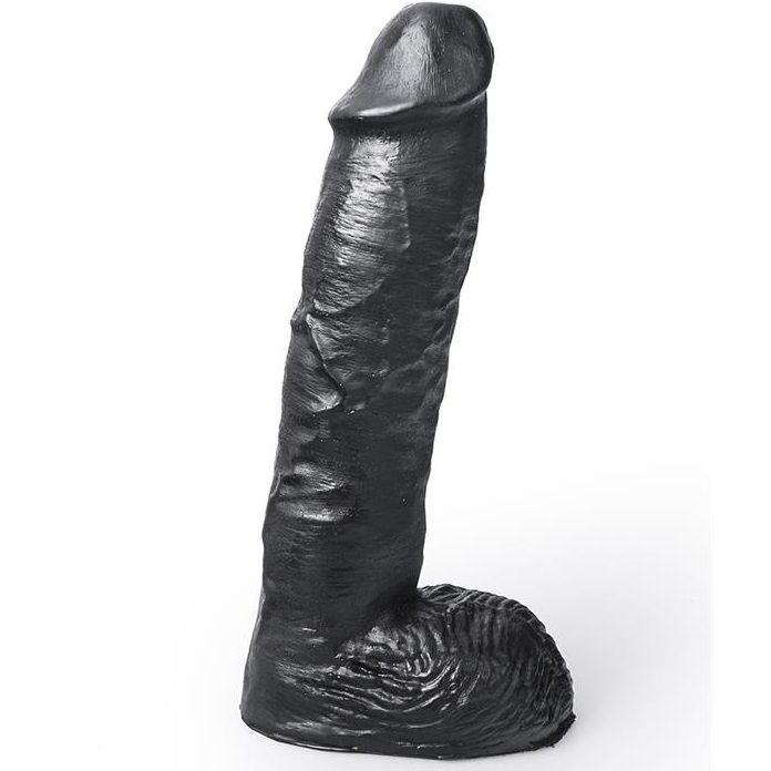 Ilhaerotica - HUNG SYSTEM - DILDO REALÍSTICO PRETO COR MICKEY 24 CM