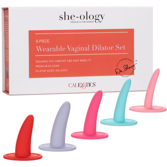Ilhaerotica - CALEXOTICS - KIT 5 PCS DILATADORES VAGINAIS OU ANAIS MULTICOLOR