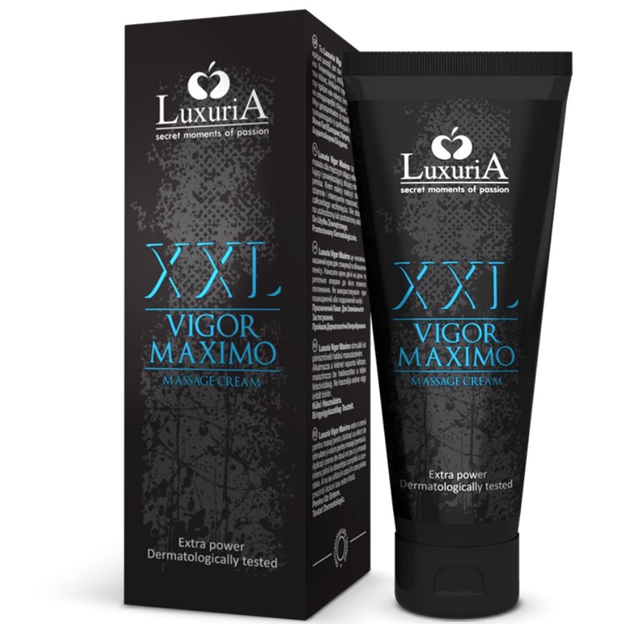 Ilhaerotica - INTIMATELINE LUXURIA - CREME DE MASSAGEM XXL VIGOR MAXIMO 75 ML