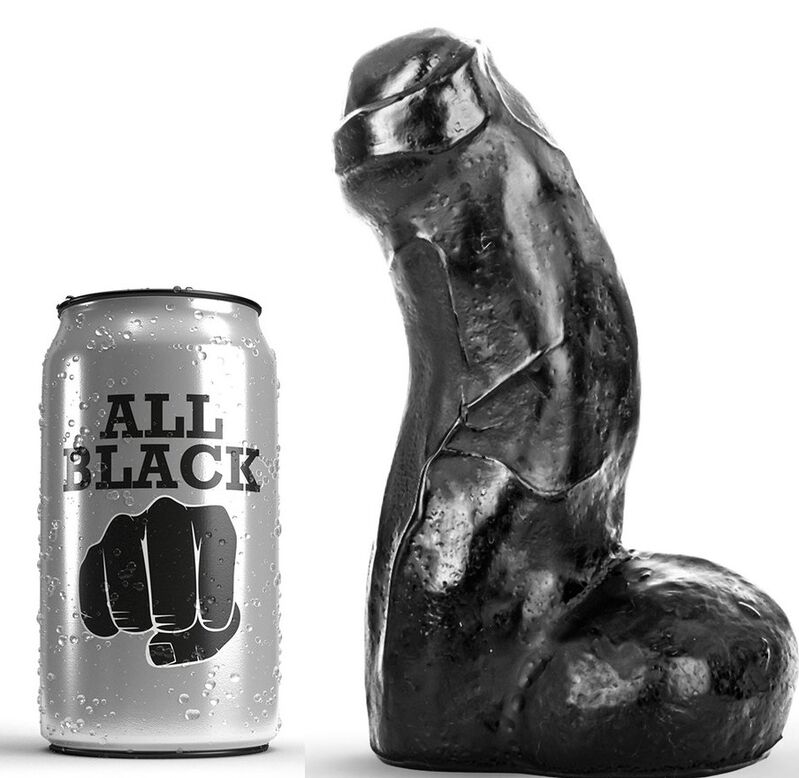 Ilhaerotica - ALL BLACK - DONG REALISTA PRETO 17 CM