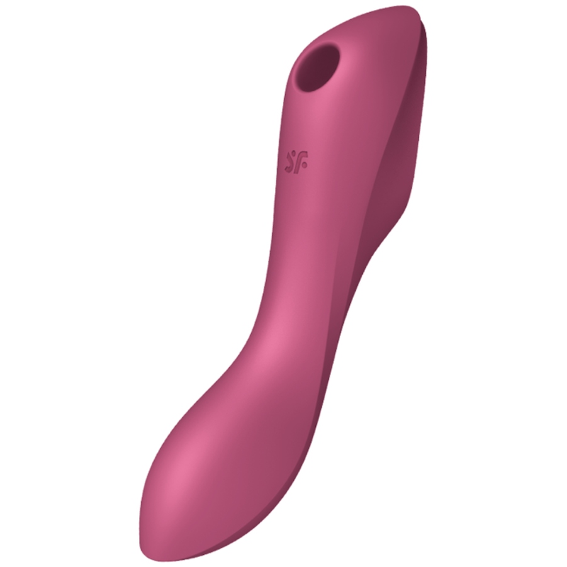 Ilhaerotica - SATISFYER - VIBRADOR DE PULSO DE AR CURVY TRINITY 3 VERMELHO