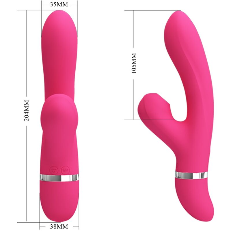 PRETTY LOVE - VIBRADOR E SUCÇÃO WILLOW RABBIT - Image 3