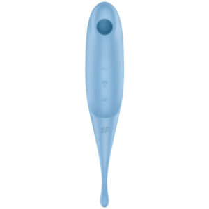 SATISFYER – ESTIMULADOR E VIBRADOR DE PULSO TWIRLING PRO AIR AZUL