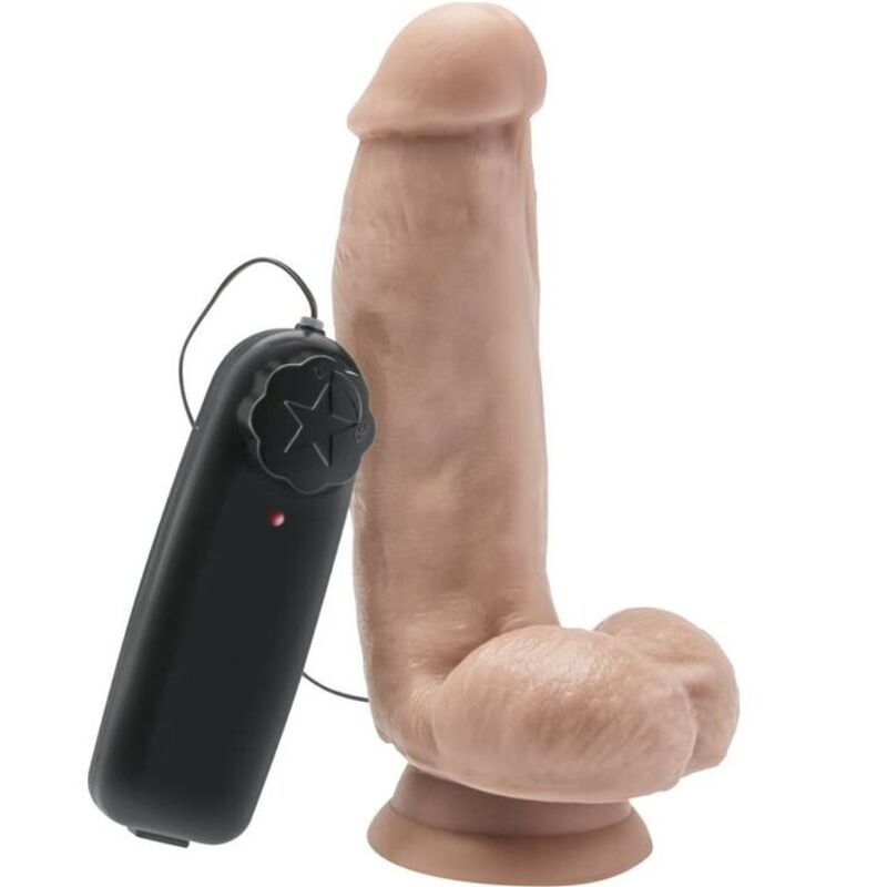 Ilhaerotica - GET REAL - DILDO 12 CM COM BOLAS VIBRADOR PELE