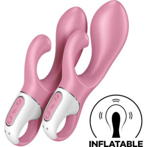 SATISFYER – BOMBA DE AR BUNNY 2 ROSA