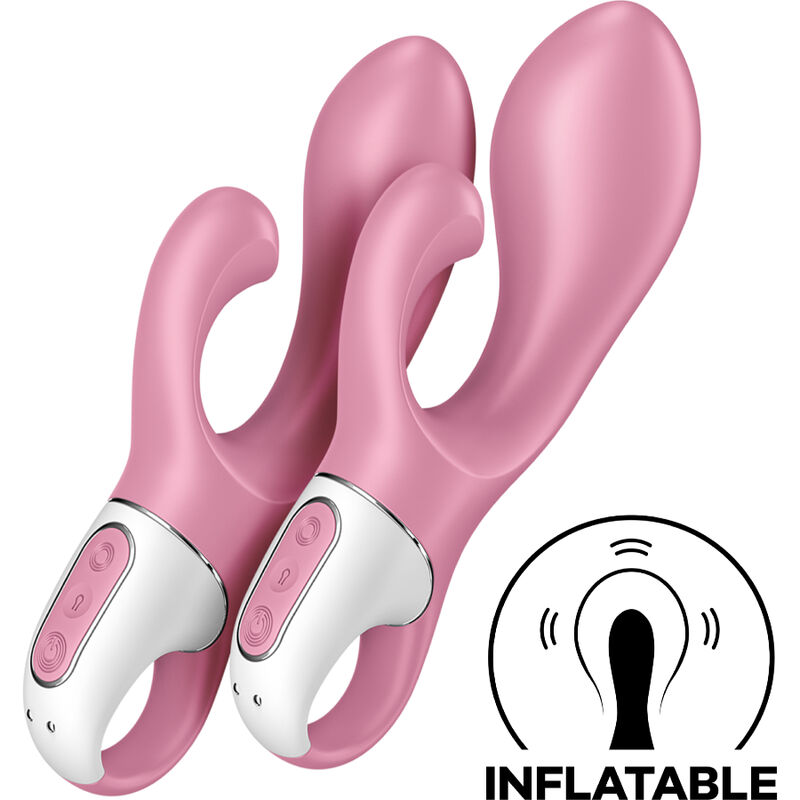 Ilhaerotica - SATISFYER - BOMBA DE AR BUNNY 2 ROSA