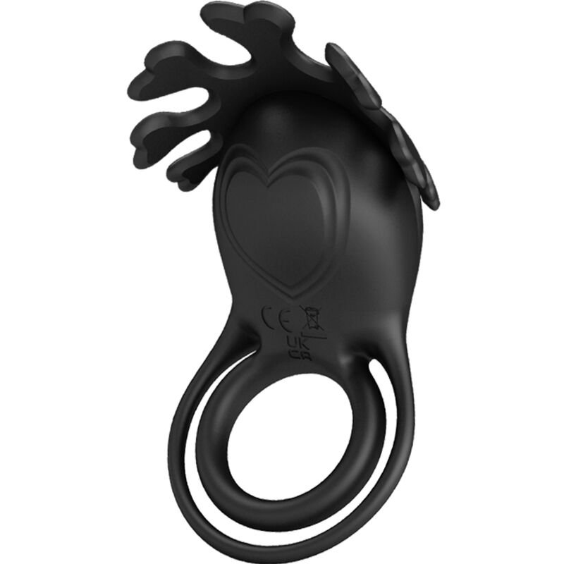 Ilhaerotica - PRETTY LOVE - ANEL VIBRADOR RUBEN 7 VIBRAÕES SILICONE PRETO