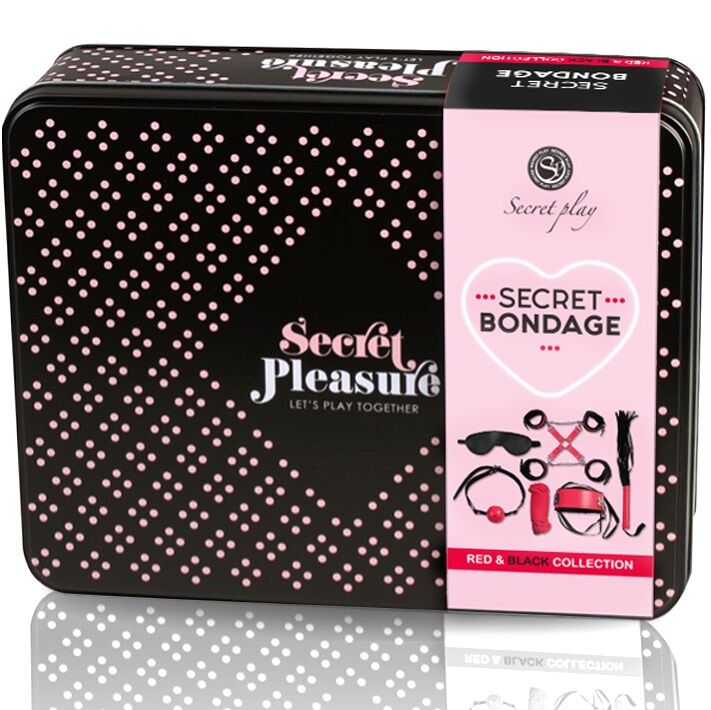 Ilhaerotica - SECRETPLAY - BDSM SET 6 PCS RED COLLECTION