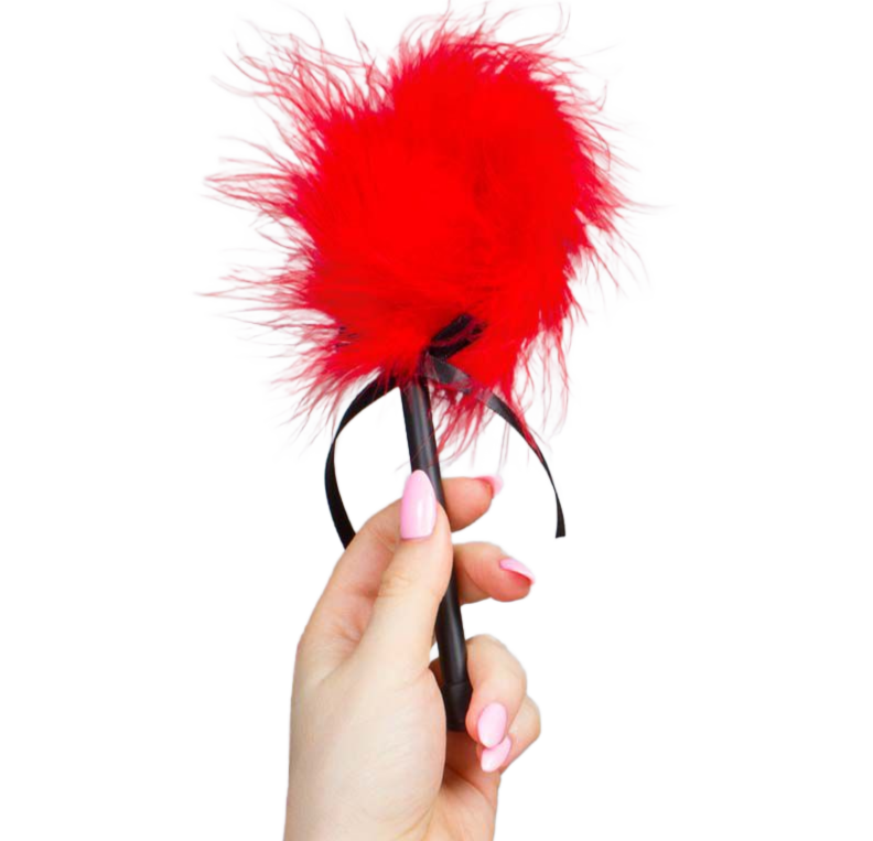 Ilhaerotica - SECRETPLAY - ESPANADOR MARABOU VERMELHO