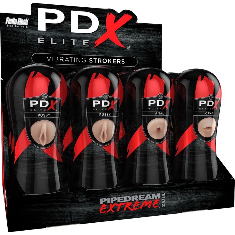 Ilhaerotica - PDX ELITE - CONJUNTO STROKER 12 UNIDADES: 6X VAGINA