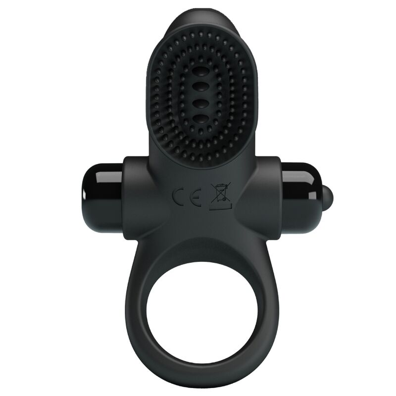 Ilhaerotica - PRETTY LOVE - ANEL VIBRADOR II PARA O PÊNIS PRETO