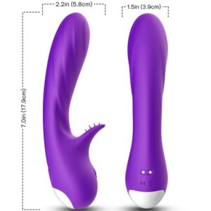 ARMONY – VIBRADOR ROMANCE COM ESTIMULADOR ROXO