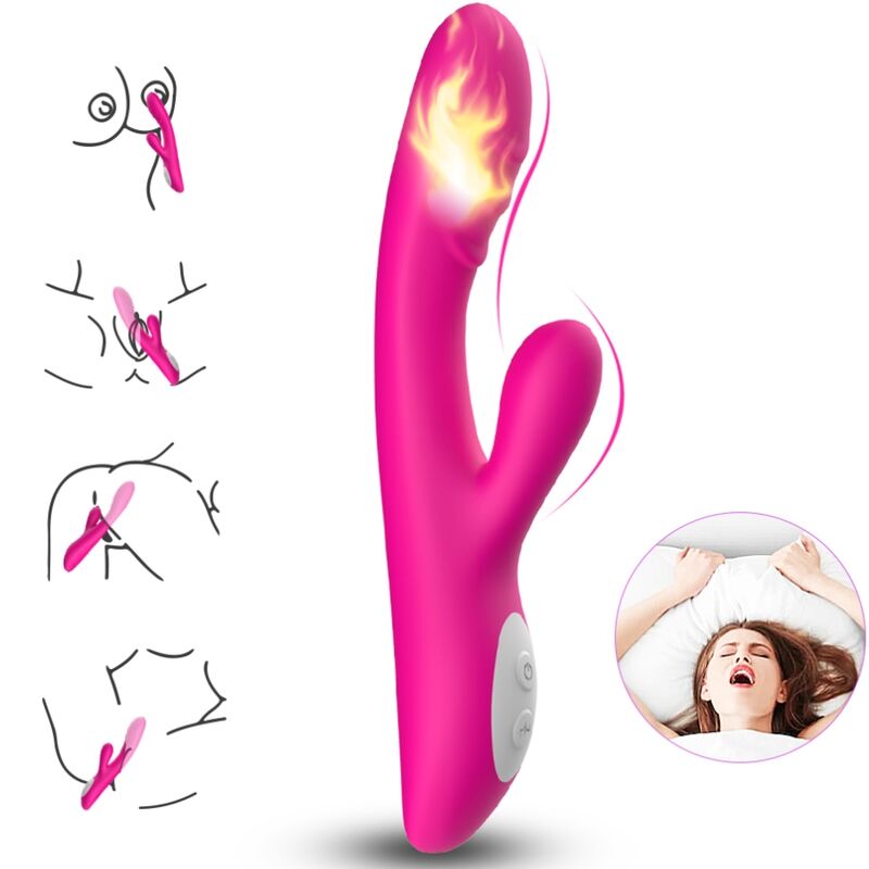 Ilhaerotica - ARMONY - VIBRADOR SPARK EFEITO CALOR FÚCSIA