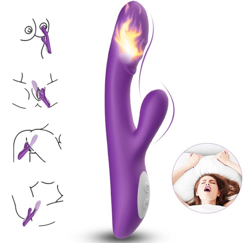 Ilhaerotica - ARMONY - VIBRADOR SPARK EFEITO CALOR ROXO