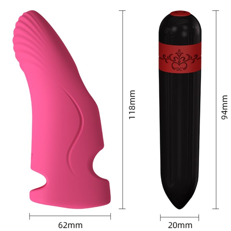 Ilhaerotica - ARMONY - AURORA VIBRADOR DEDO FÚCSIA