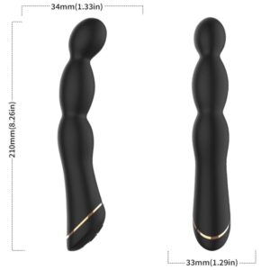 ARMONY – VIBRADOR BAMBU AJUSTÁVEL PRETO