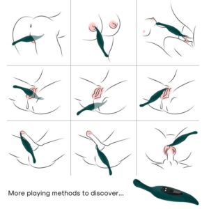 ARMONY – ESTIMULADOR E VIBRADOR FOLHA VERDE