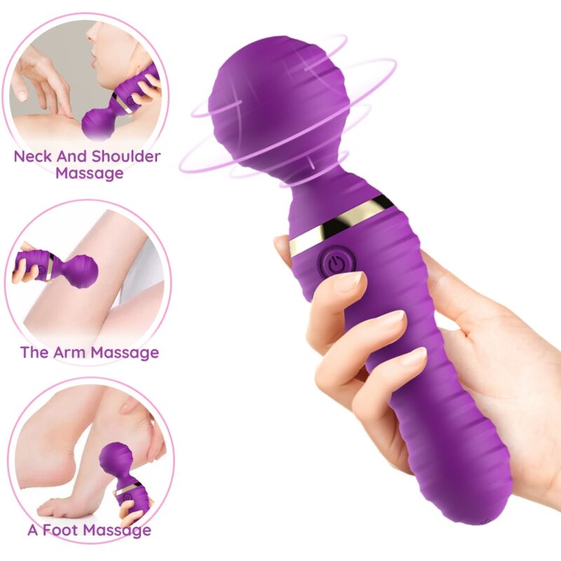 Ilhaerotica - ARMONY - MASSAGER E VIBRADOR FREEDO PEQUENO ROXO