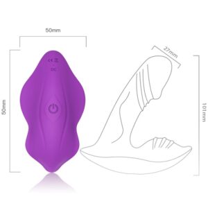 ARMONY – VIBRADOR DE APITO CONTROLE REMOTO INTRODUZÍVEL ROXO
