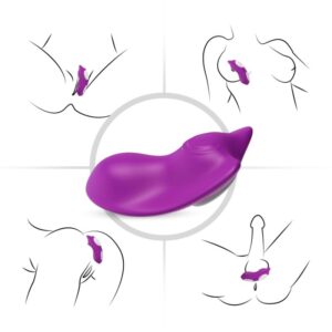 ARMONY – CALÇA VIBRADORA BUTTERFLY WEARABLE CONTROLE REMOTO ROXO