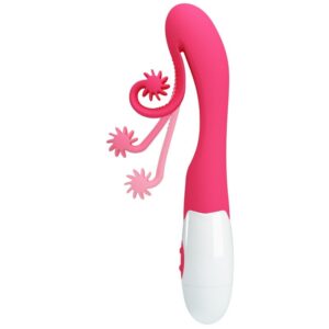 ROMANCE – VIBRADOR E ESTIMULADOR 30 VELOCIDADES COR-DE-ROSA
