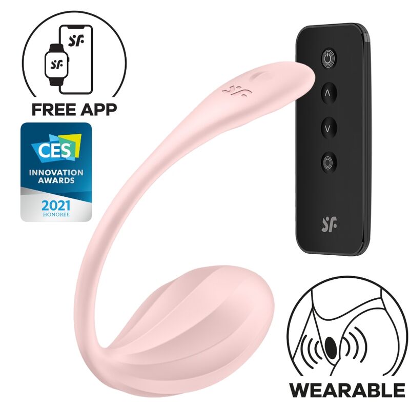 Ilhaerotica - SATISFYER - RIBBED PETAL ESTIMULADOR DE CONTROLE REMOTO G POINT ROSE COM APLICATIVO GRATUITO
