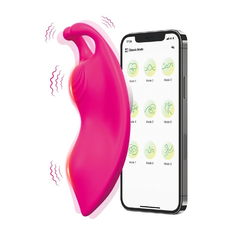 Ilhaerotica - ARMONY - HONEYBEE WEARABLE CALÇAS VIBRADOR G-SPOT FÚCSIA - APLICATIVO GRATUITO