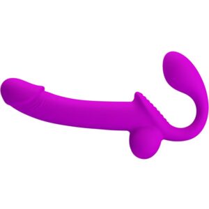PRETTY LOVE – ESTIMULADOR KELPIE DOUBLE STRAP-ON ROXO