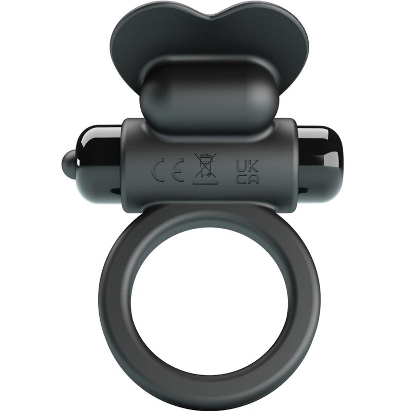 Ilhaerotica - PRETTY LOVE - ANEL VIBRATÓRIO DEBONAIRE COELHO 10 VIBRAÇÕES PRETO