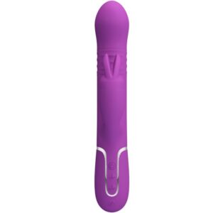 PRETTY LOVE – COALE 4 EM 1 MULTIFUNCIONAL COELHO VIBRADOR ROXO